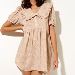 NWOT Motel Rocks Madsen Skater Dress in 70s Prairie Girl Floral